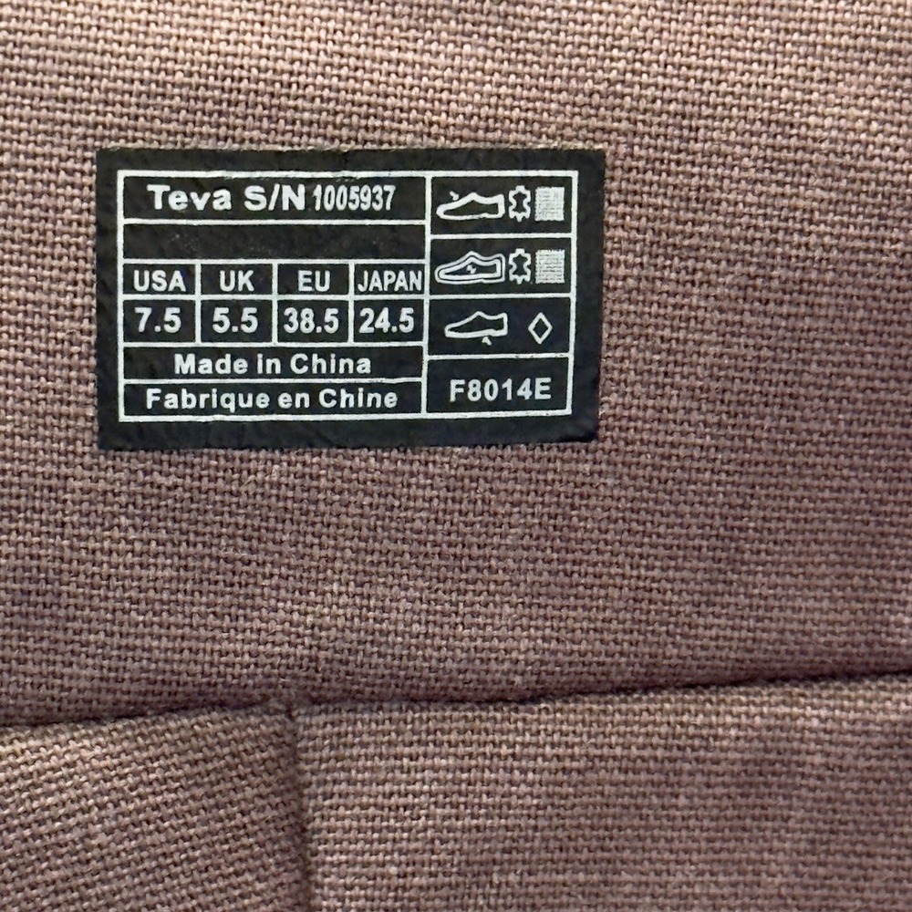 TEVA De La Vina Tall Knee High Waterproof Burgundy Leather Riding Boots 7.5 - Picture 6 of 10